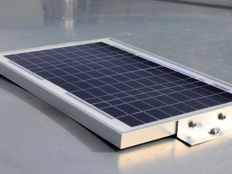 solar charged security system